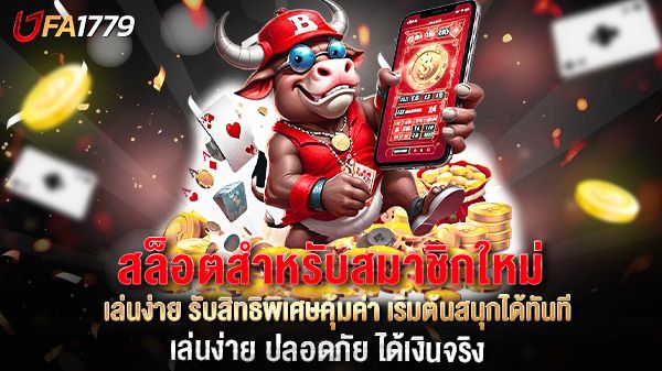 บทความ สล็อตสำหรับสมาชิกใหม่ เล่นง่าย รับสิทธิพิเศษคุ้มค่า เริ่มต้นสนุกได้ทันที